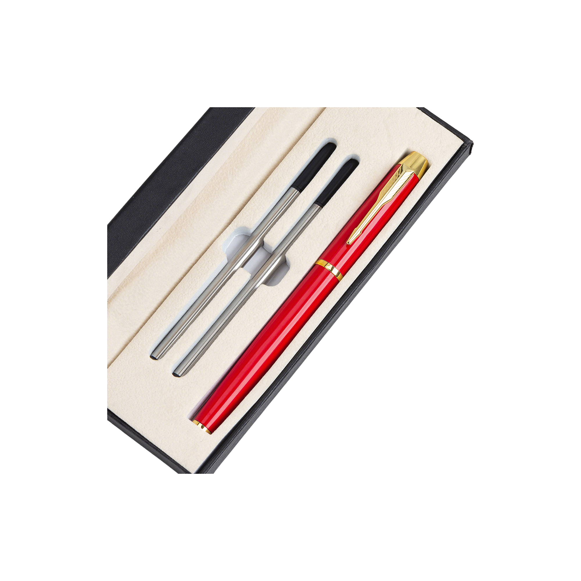 Executive Metal Pen Set With Two Refills 6 5/8 x 2 3/8 x 1" 5