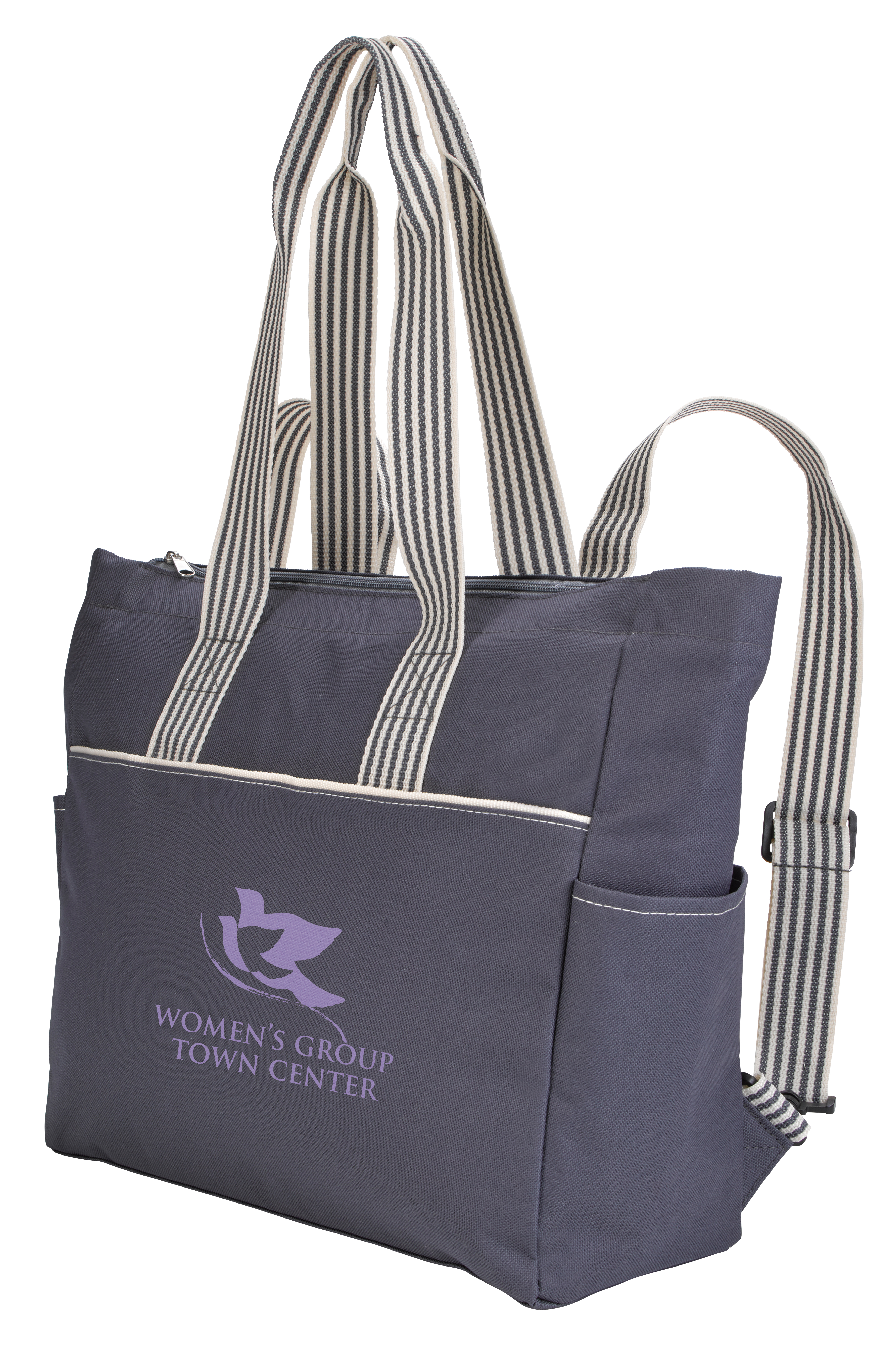 Atchison® Stripe Diaper Tote-Pack 10