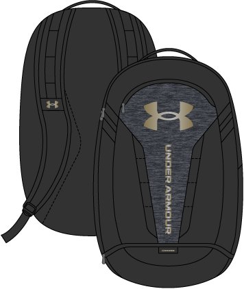 UA Hustle 5.0 Backpack 5