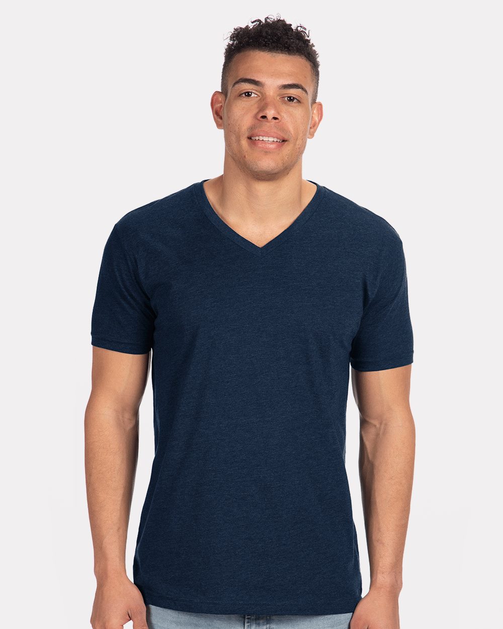 Men's CVC V-Neck T-Shirt - 6240 23