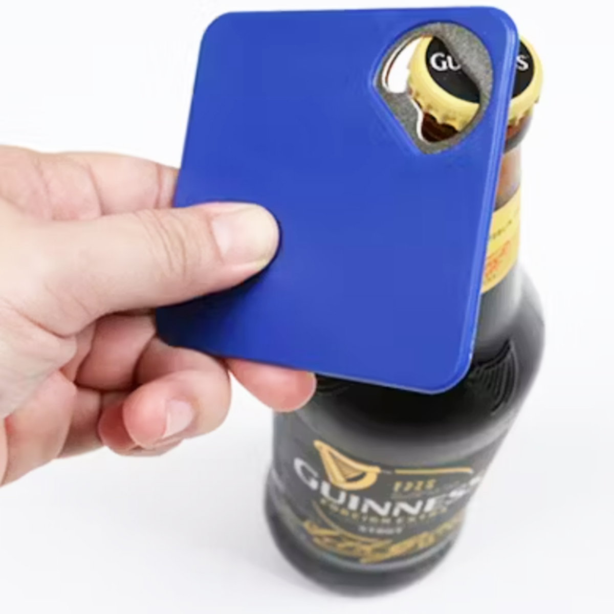 Flat Card Bottle Opener with Stainless Insert 5