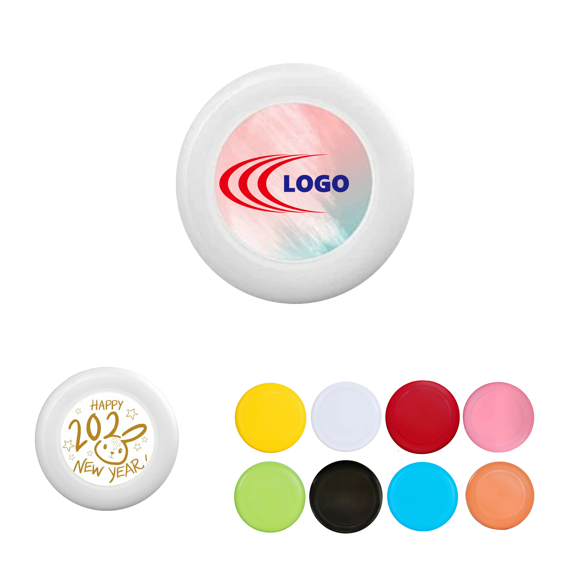 Custom 10.6" Solid Color Sports Competition Flying Discs MOQ20 4