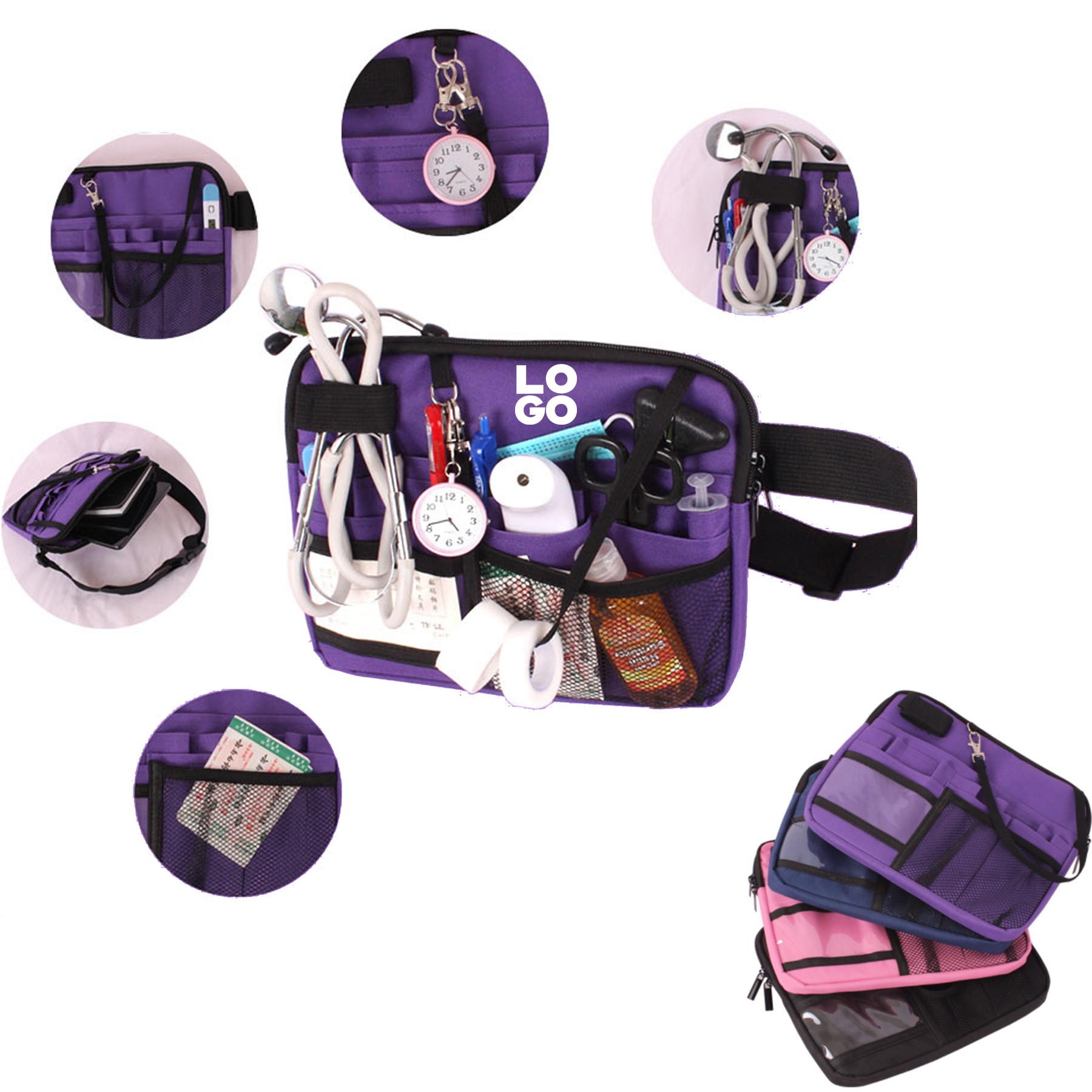 Nurse Fanny Pack with Multi-Compartment 1