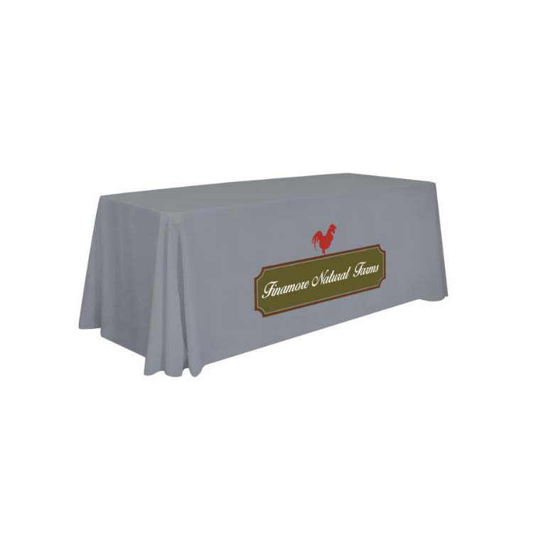 6' Standard Table Throw (Full-Color Front Only) 12