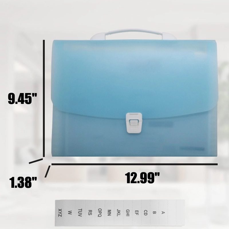 PP Plastic 7-Pocket Expanding A4-Size Portfolio File Folder 10