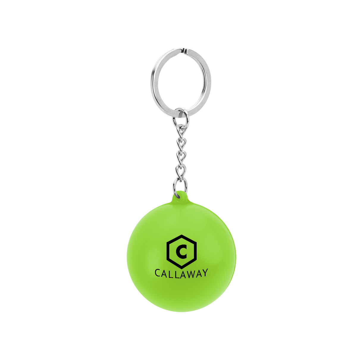 Round PU Stress Reliever Keychain 3