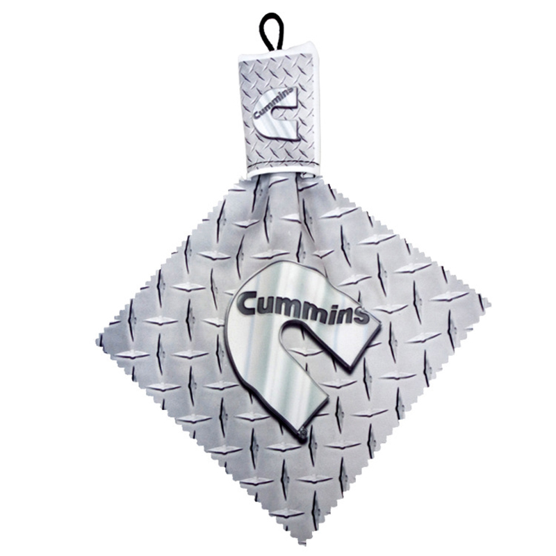 Microfiber Screen Lens Cleaning Cloth w/Carabinar 9