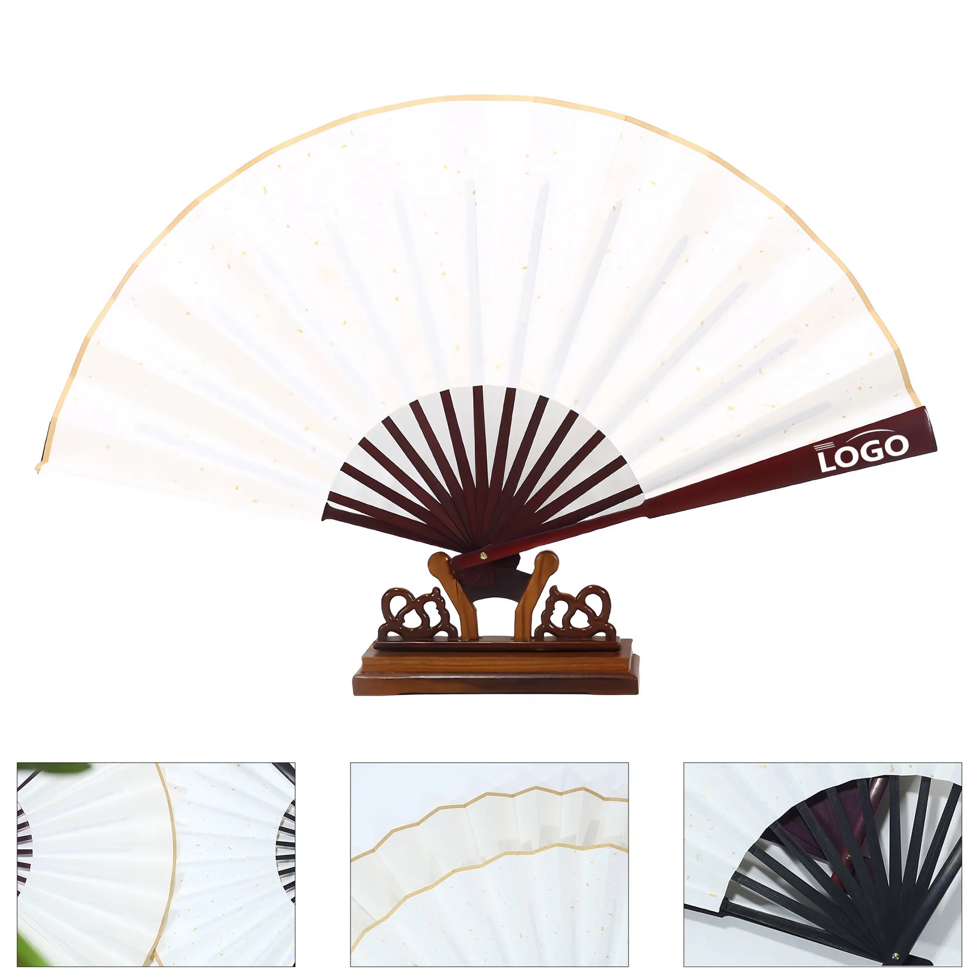 Xuan Paper Folding Fan With Gift Boxes