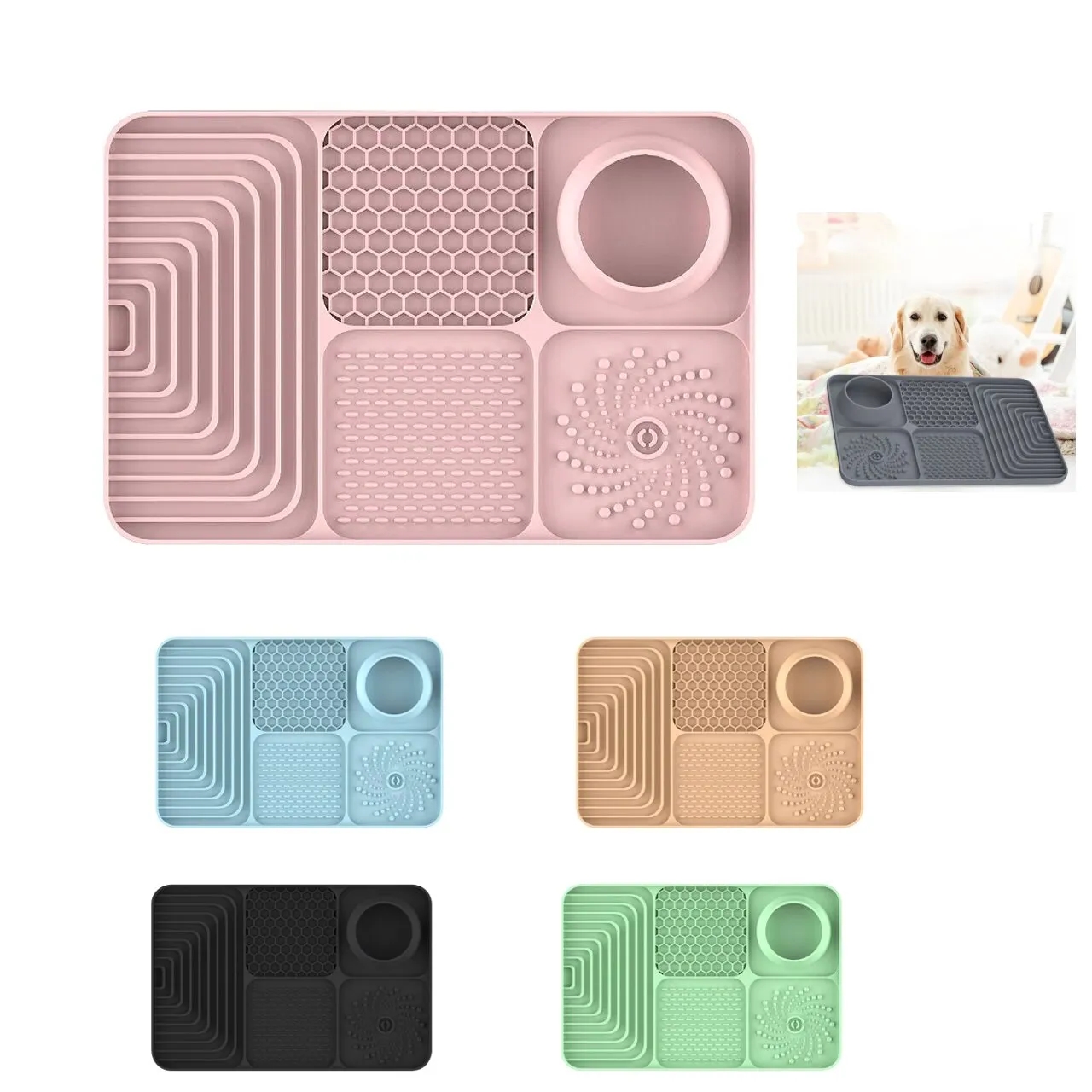 Silicone pet licking mat 7