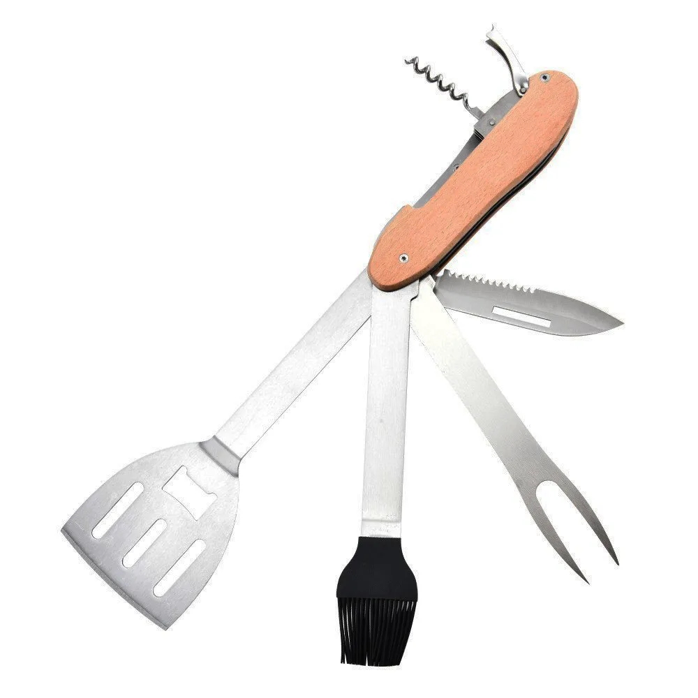 5 In 1 BBQ Grill Tool Set 3