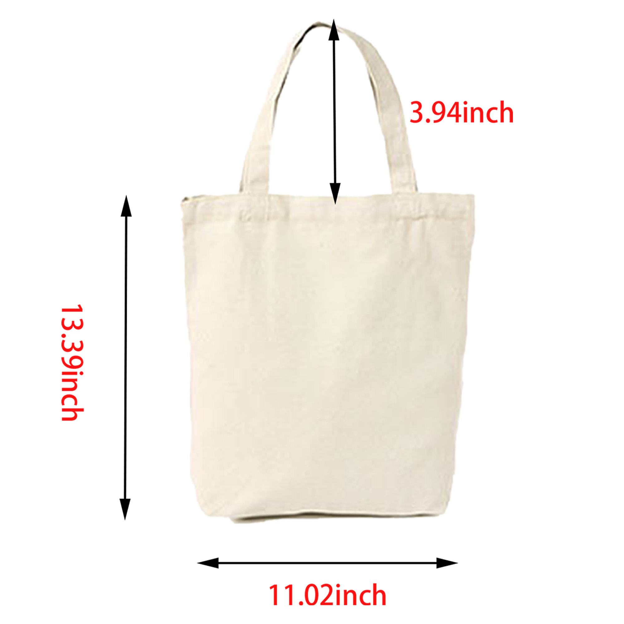 13.39"x11.2" Customizable Canvas Bag MOQ 30 2