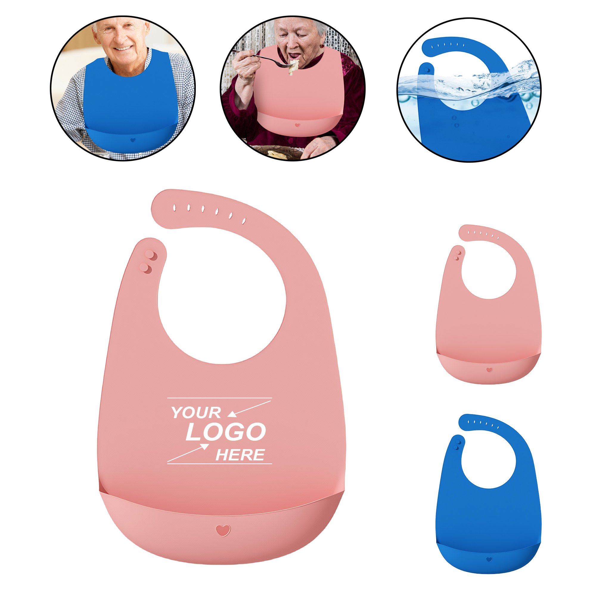Silicone Adult Bib for Elderly 2