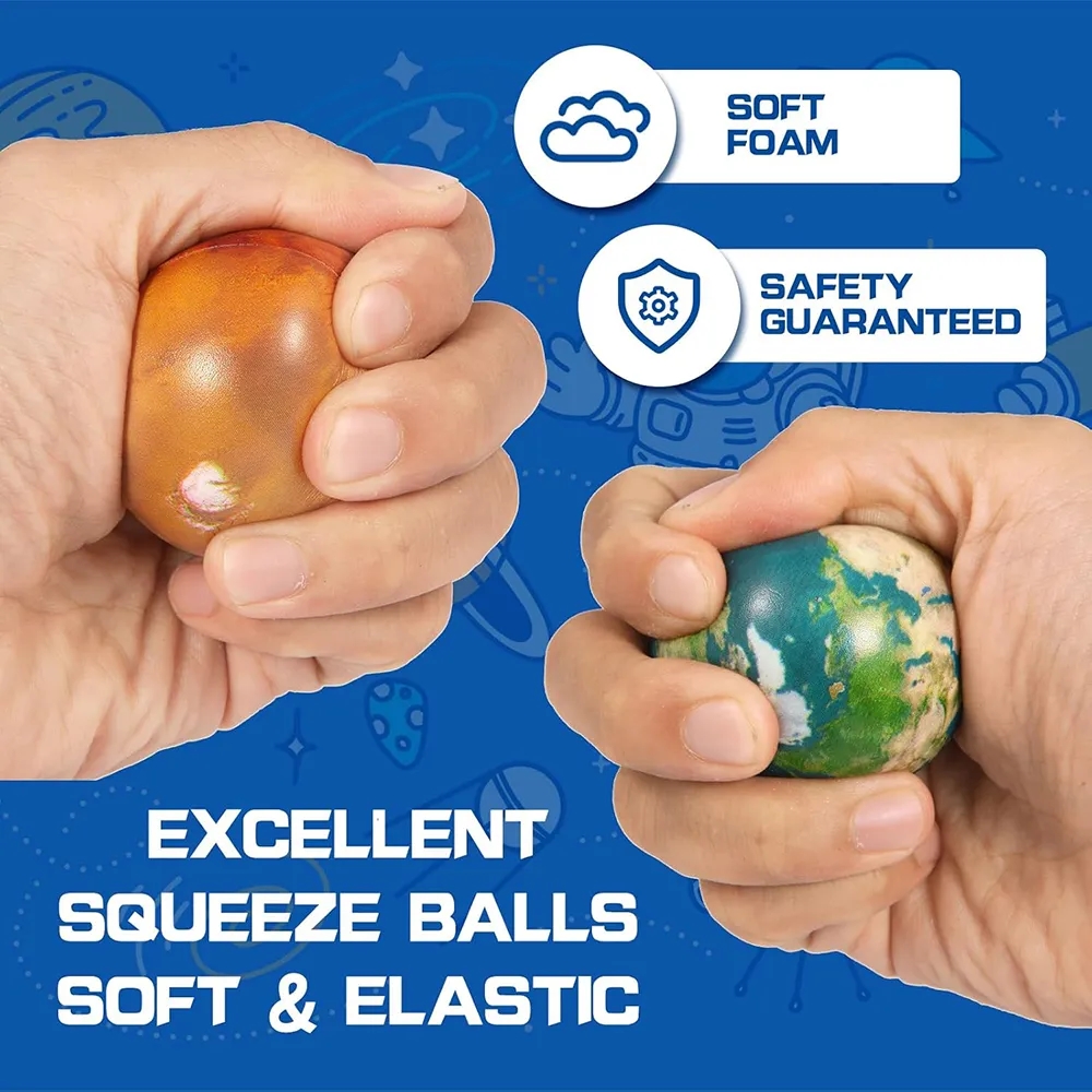 Planets Shape Foam Stress Relief Fidget Toy Balls 7