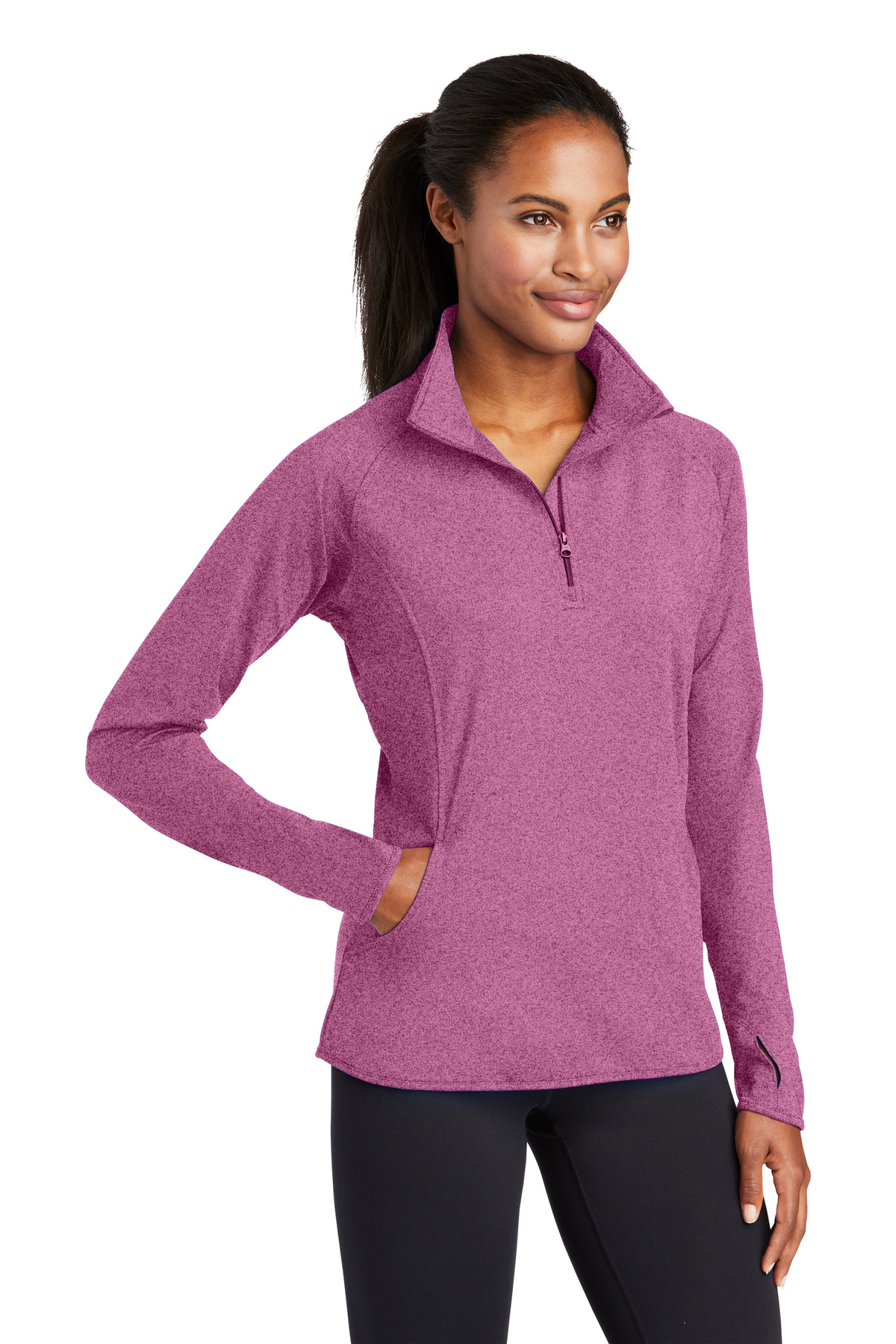 Sport-Tek® Women's Sport-Wick Stretch 1/4-Zip Pullover 37
