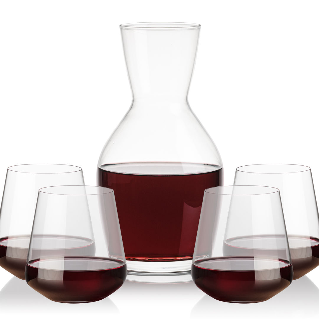 Westwood Carafe & Cannes Stemless 10