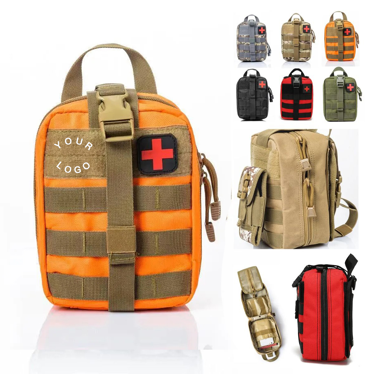 Compact 900D Oxford First Aid Pouch for Outdoor Use 8