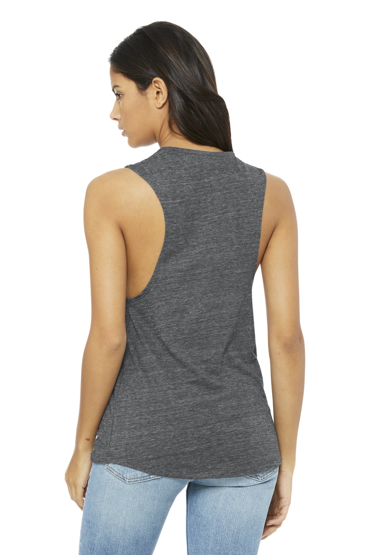 BELLA+CANVAS Women's Flowy Scoop Muscle Tank. BC8803 145