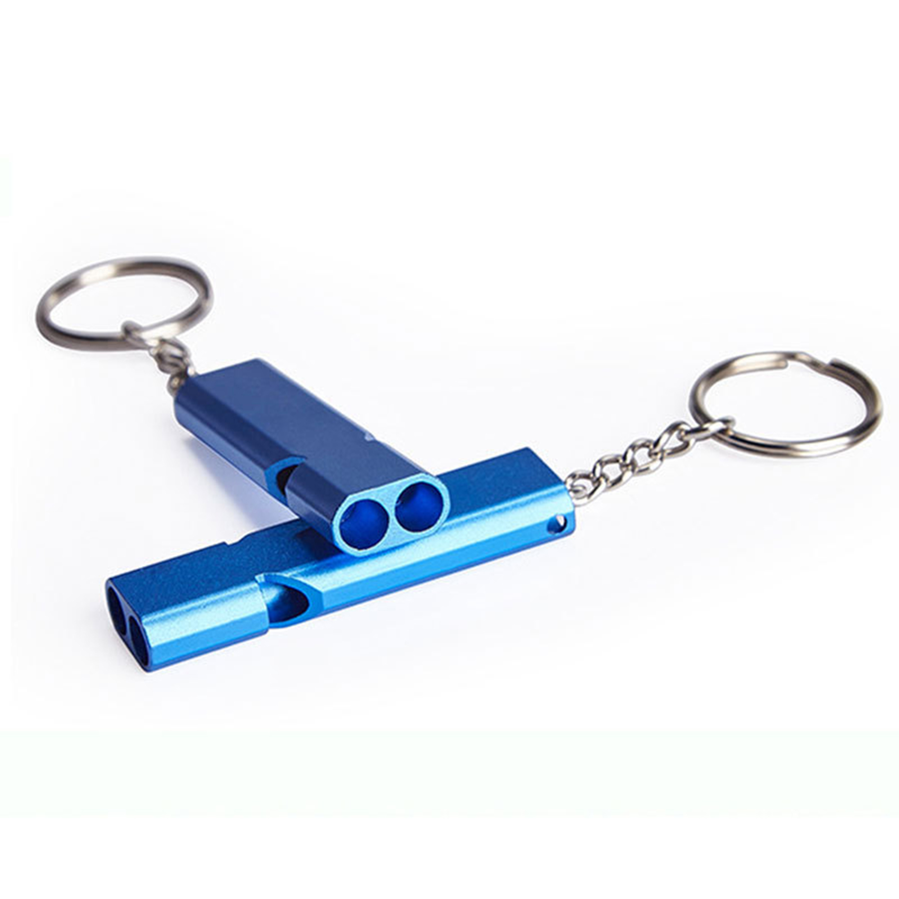 Survival Metal Whistle Key Ring Keychains 3