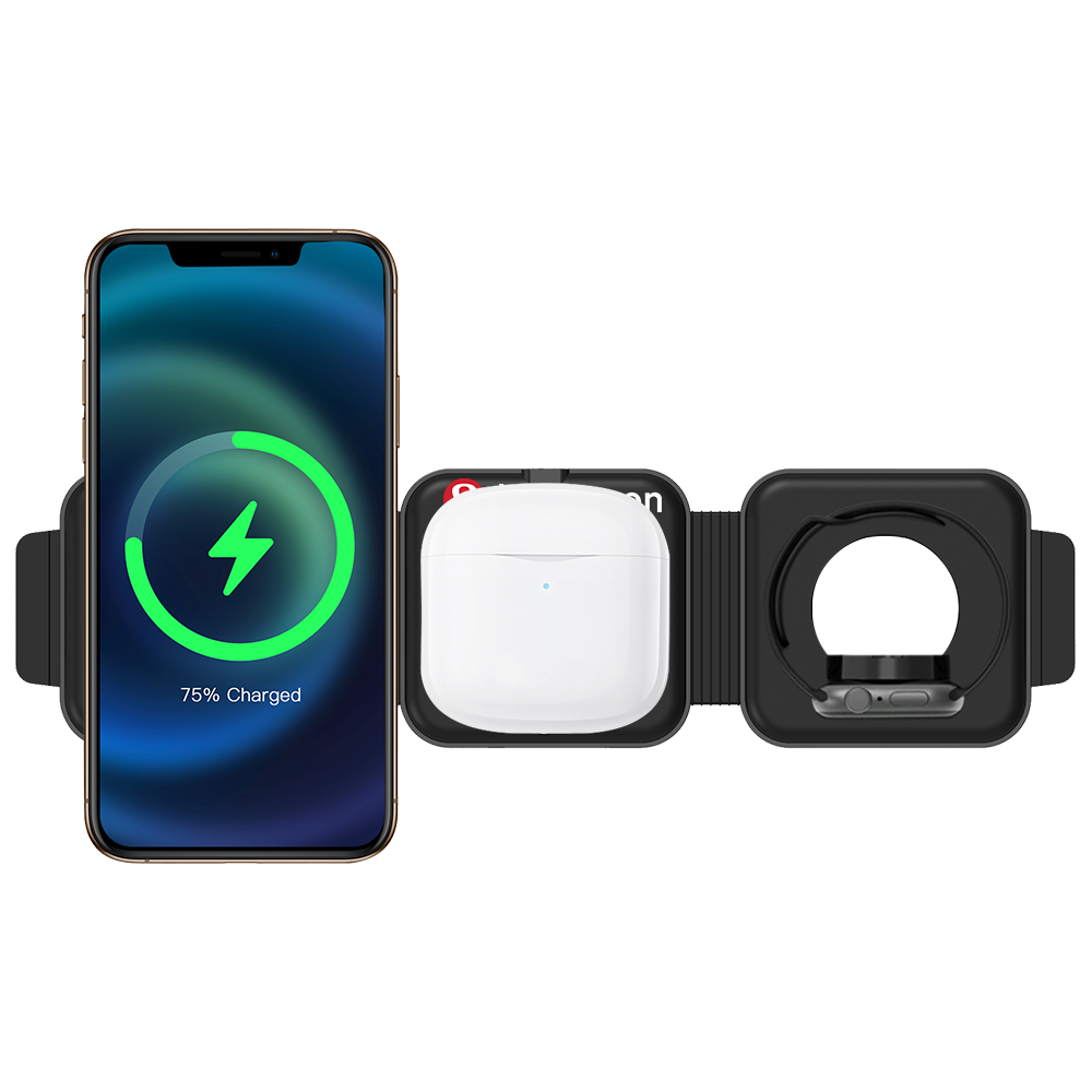 Denver 3 in 1 Magnetic Wireless Charger 2