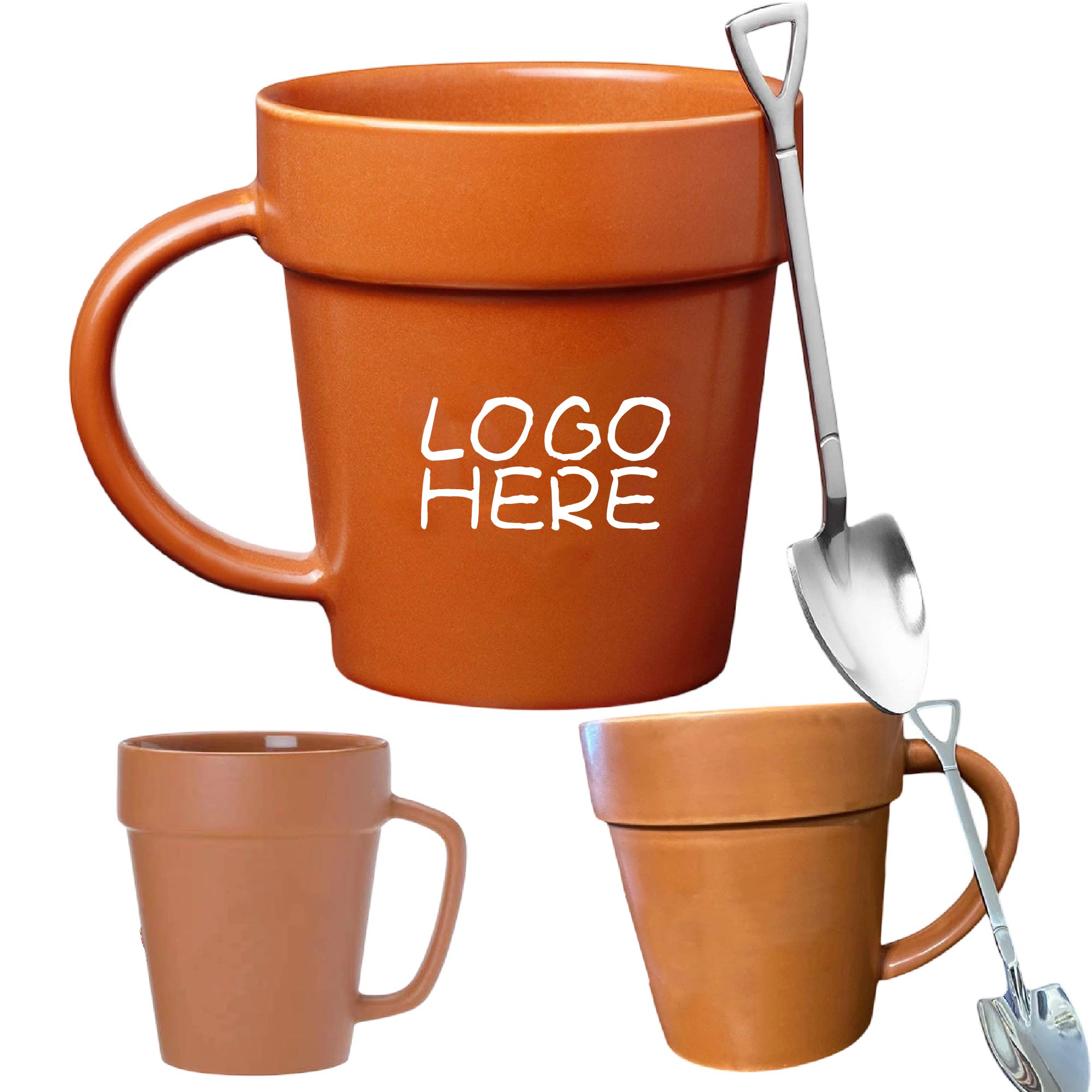 Plant Lover Mug with Metallic Shovel 2