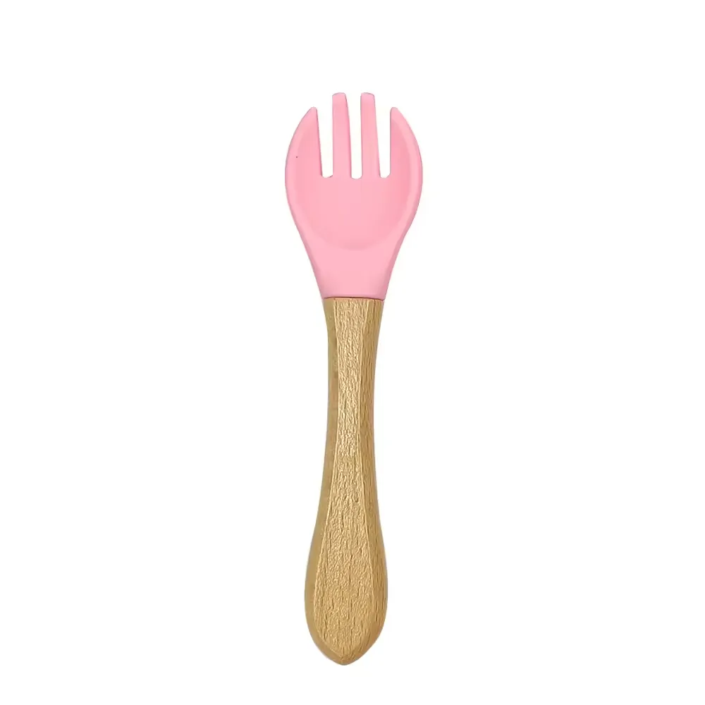 Baby Silicone Fork with Babmoo Handle 7