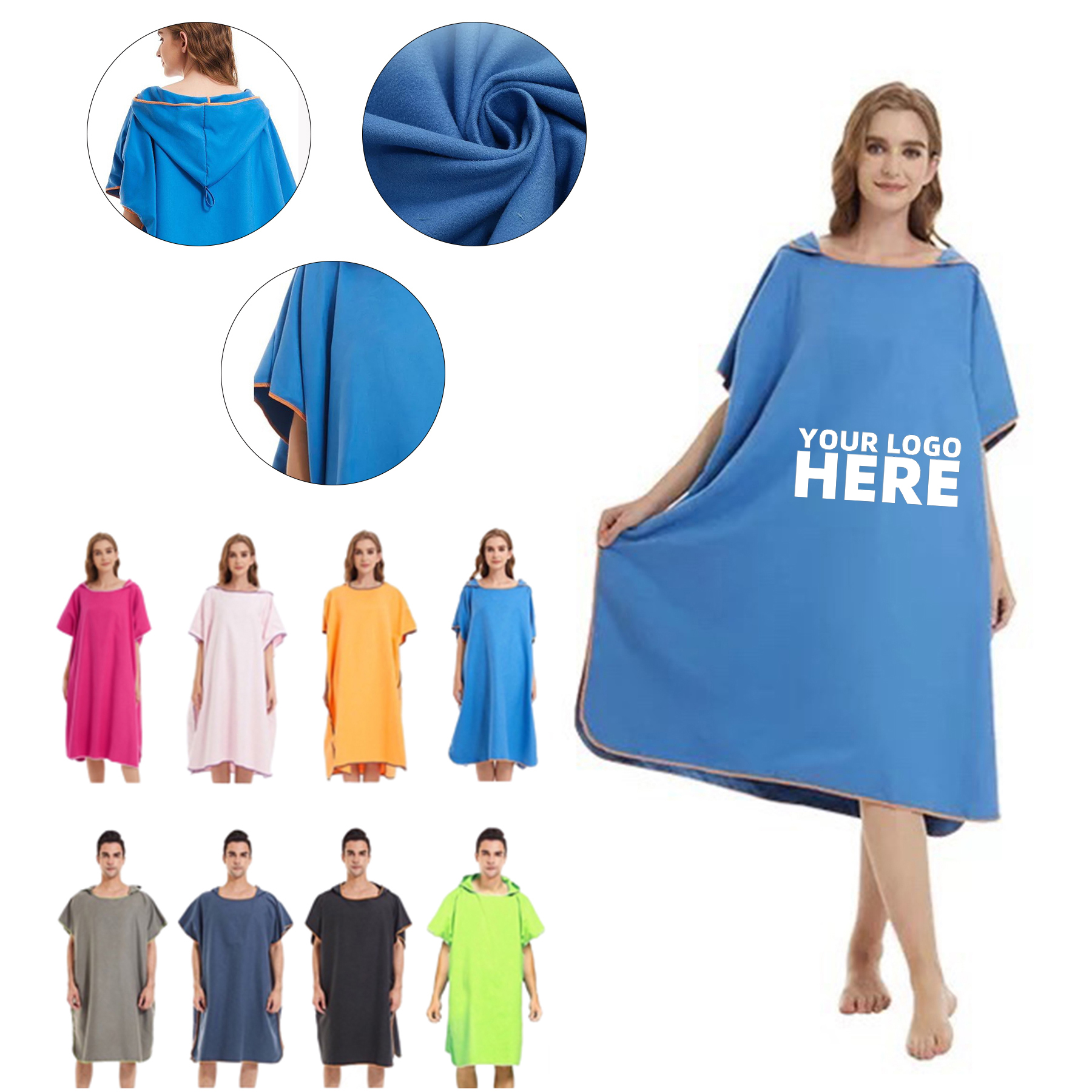 Beach Hooded Towel 2