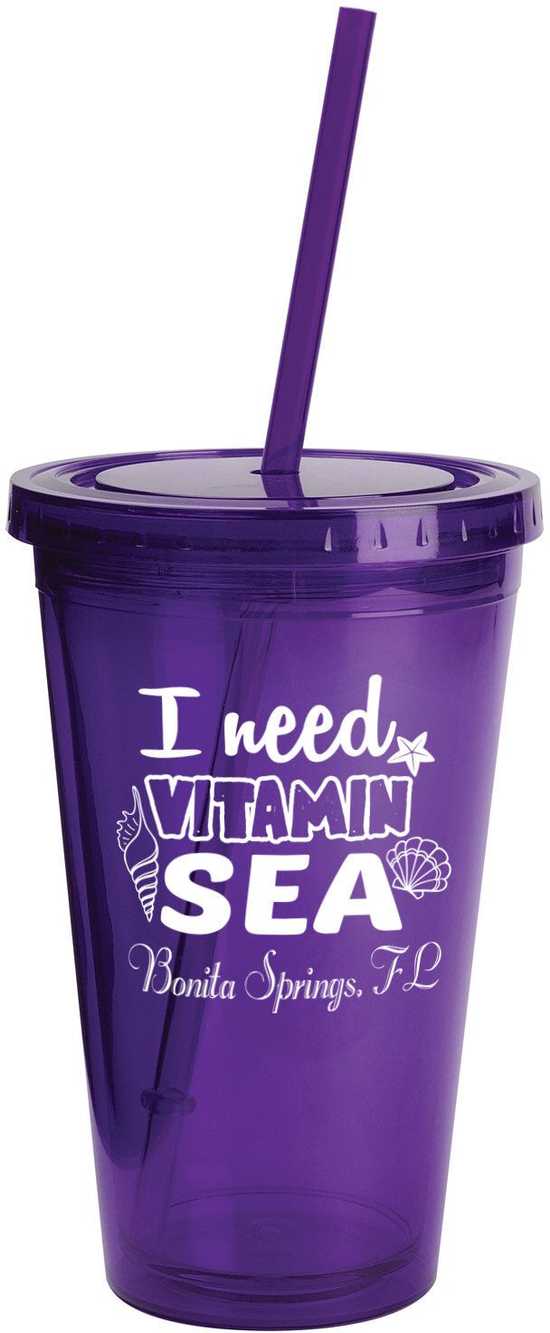SUNSPLASH TUMBLER W/STRAW 16 OZ. 31