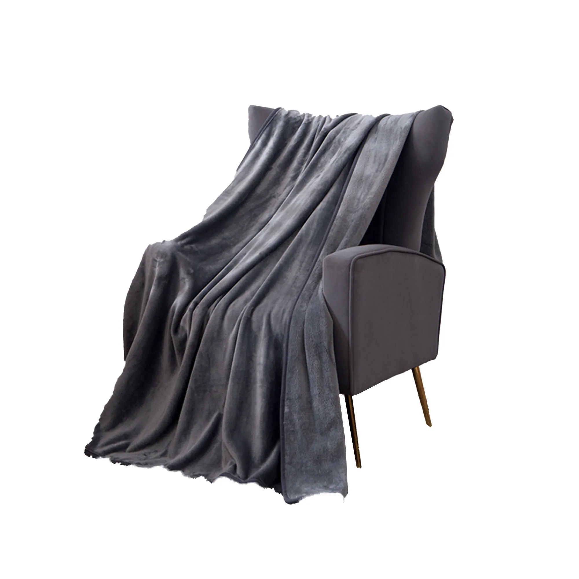 MOQ 30 Thickened Warm Flannel Blanket for Home 6
