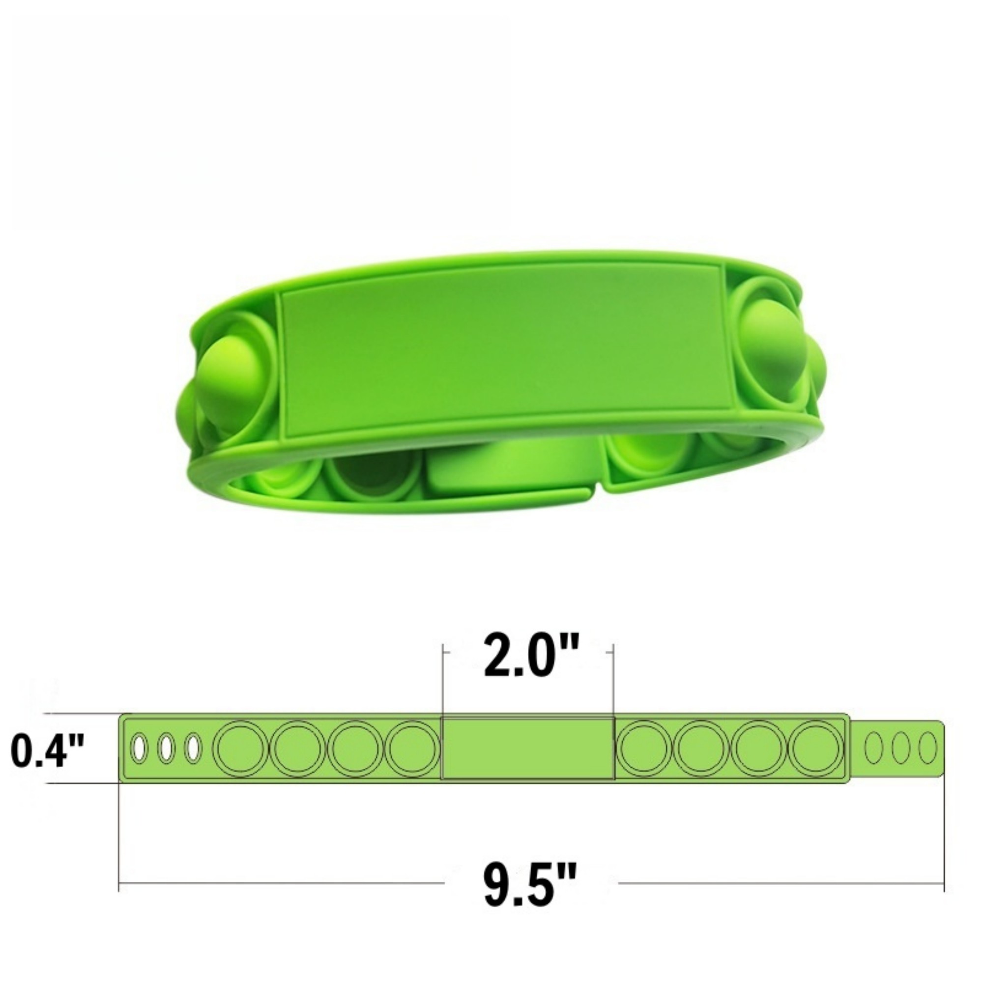 Bubble Fun Silicone Wristband 2
