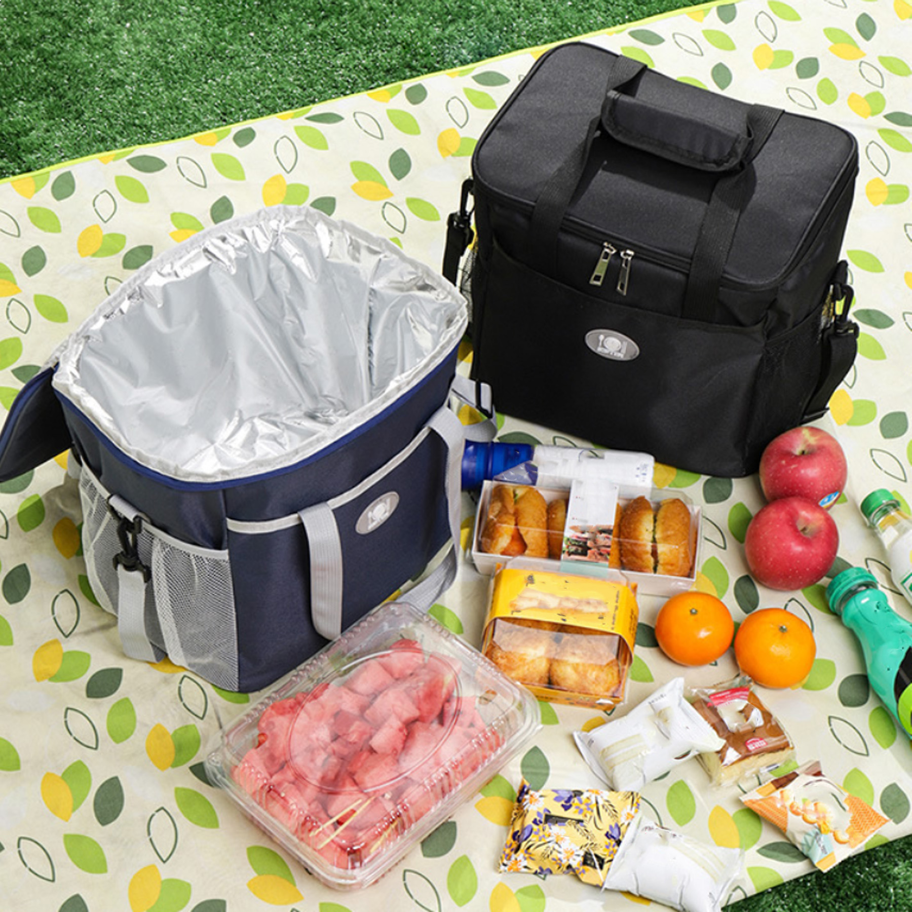 Thick Aluminum Foil Insulated Lunch Bag 4