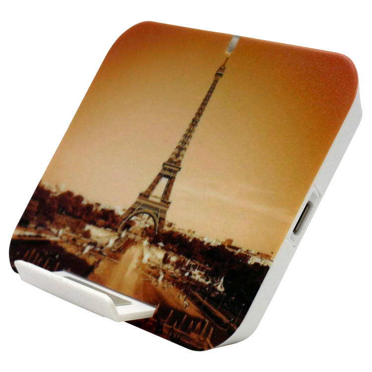 10W Fast Wireless Charger With Phone Stand And Optional Full Color Printing 7