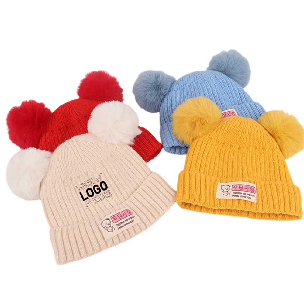 Newborn baby woolen knitted hat