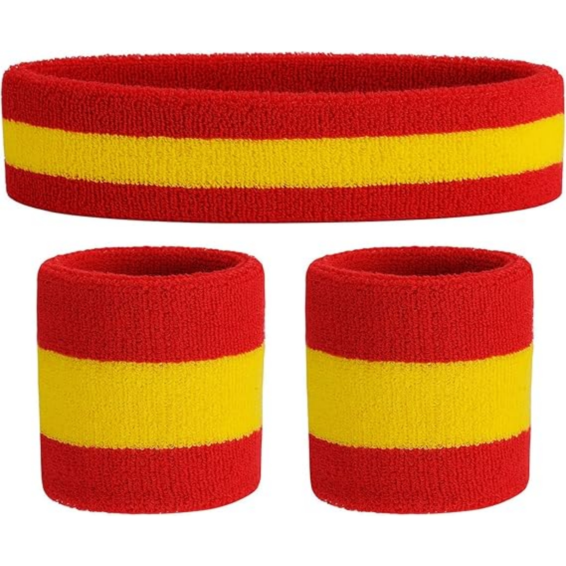 Sweatbands Exercise Eadband Wristband Set 12