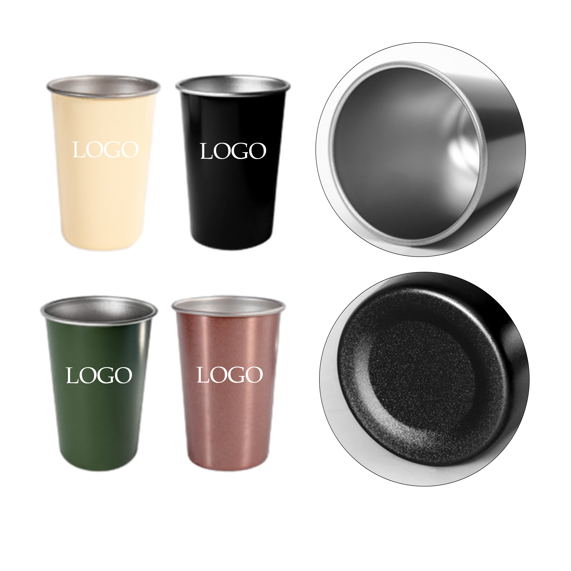 12oz Outdoor Stainless Steel Coffee Cup 2