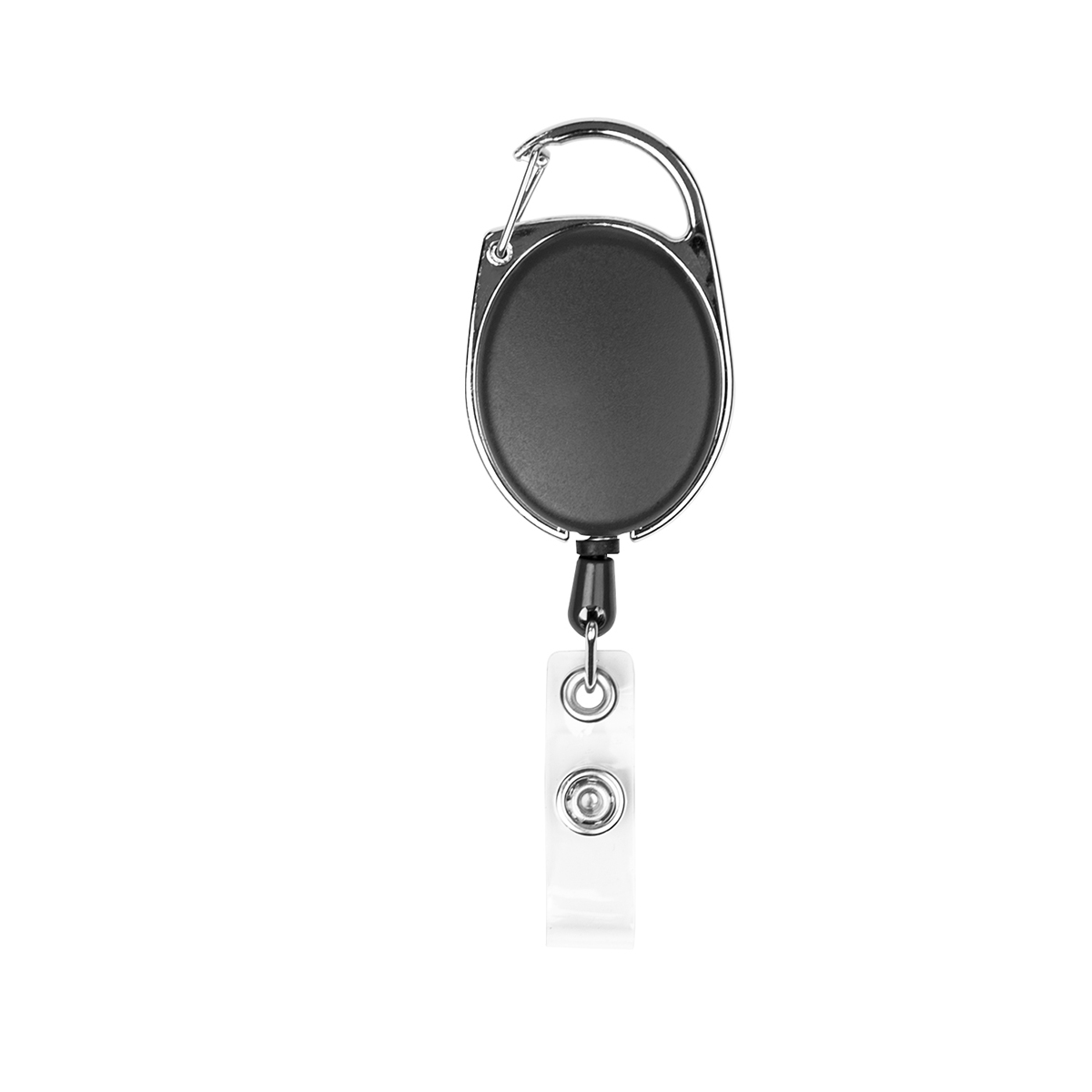 Retractable Badge Holder With Carabiner 2