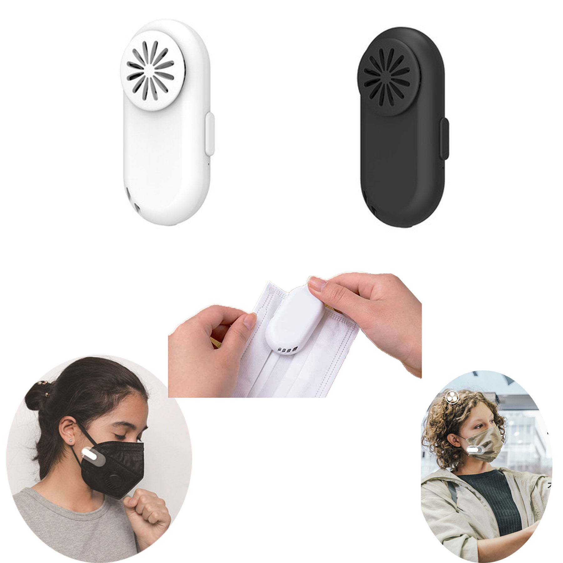 Wearable Mask Fan 1