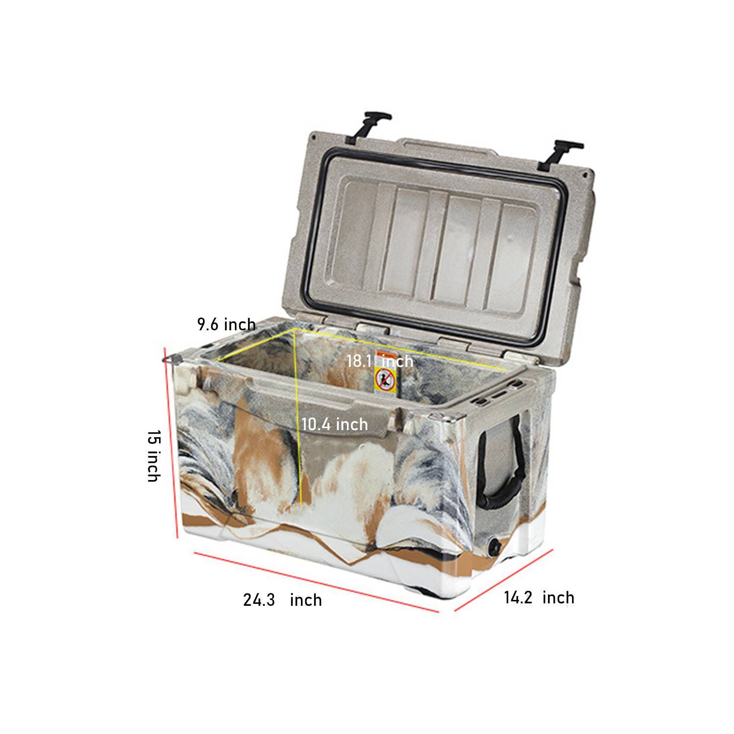33L Food-Grade Insulated Food Delivery Cooler Box 3