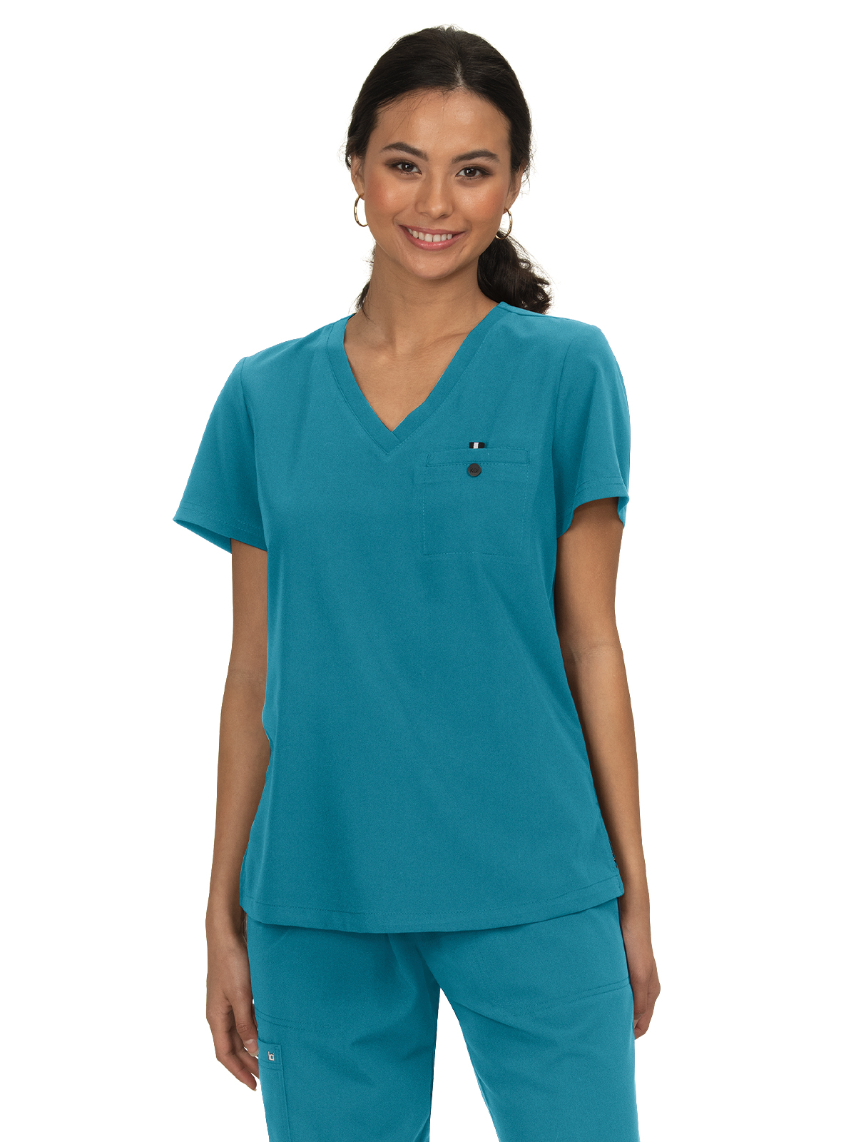 koi - Next Gen - Women's One-Pocket Tuck-In Ready to Work Top 4