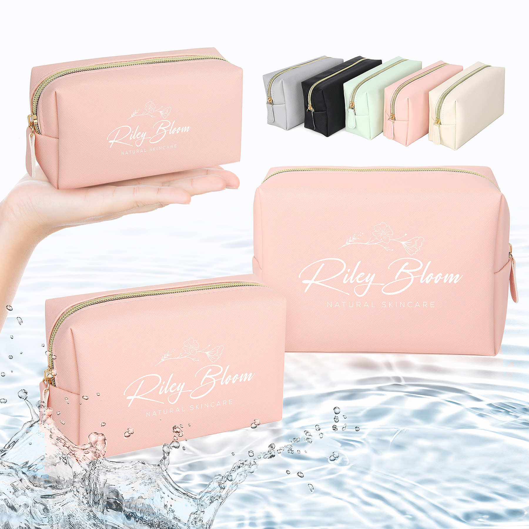 PU Leather Toiletry Bag - Makeup, Toiletries and Tech Accessories 20