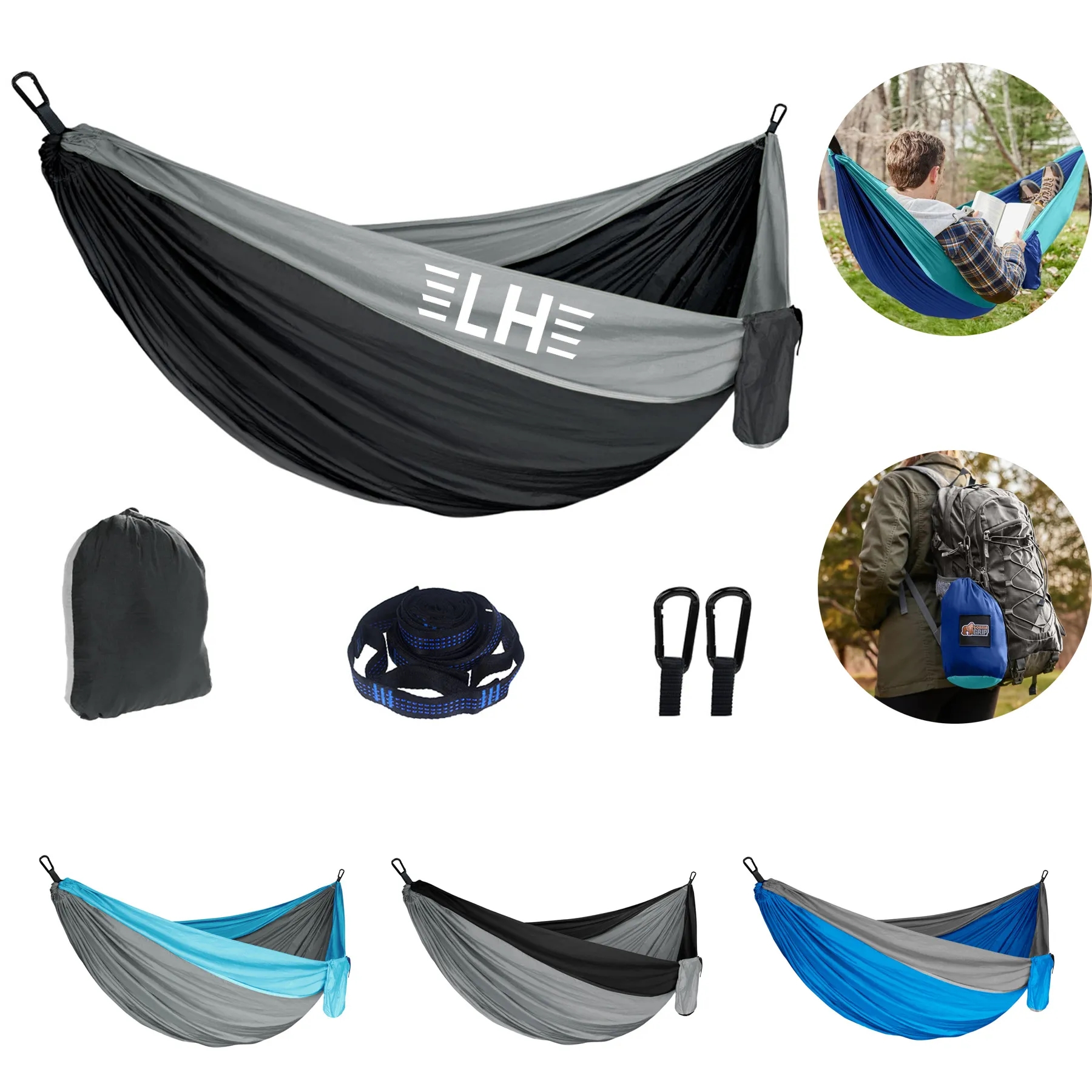 Portable Camping Hammock With Pouch 2