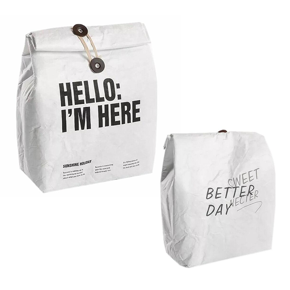 Reusable Freezable Brown Paper Lunch bag 4