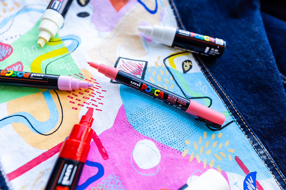 POSCA 4 Piece Metallic Marker Set with Bag 51