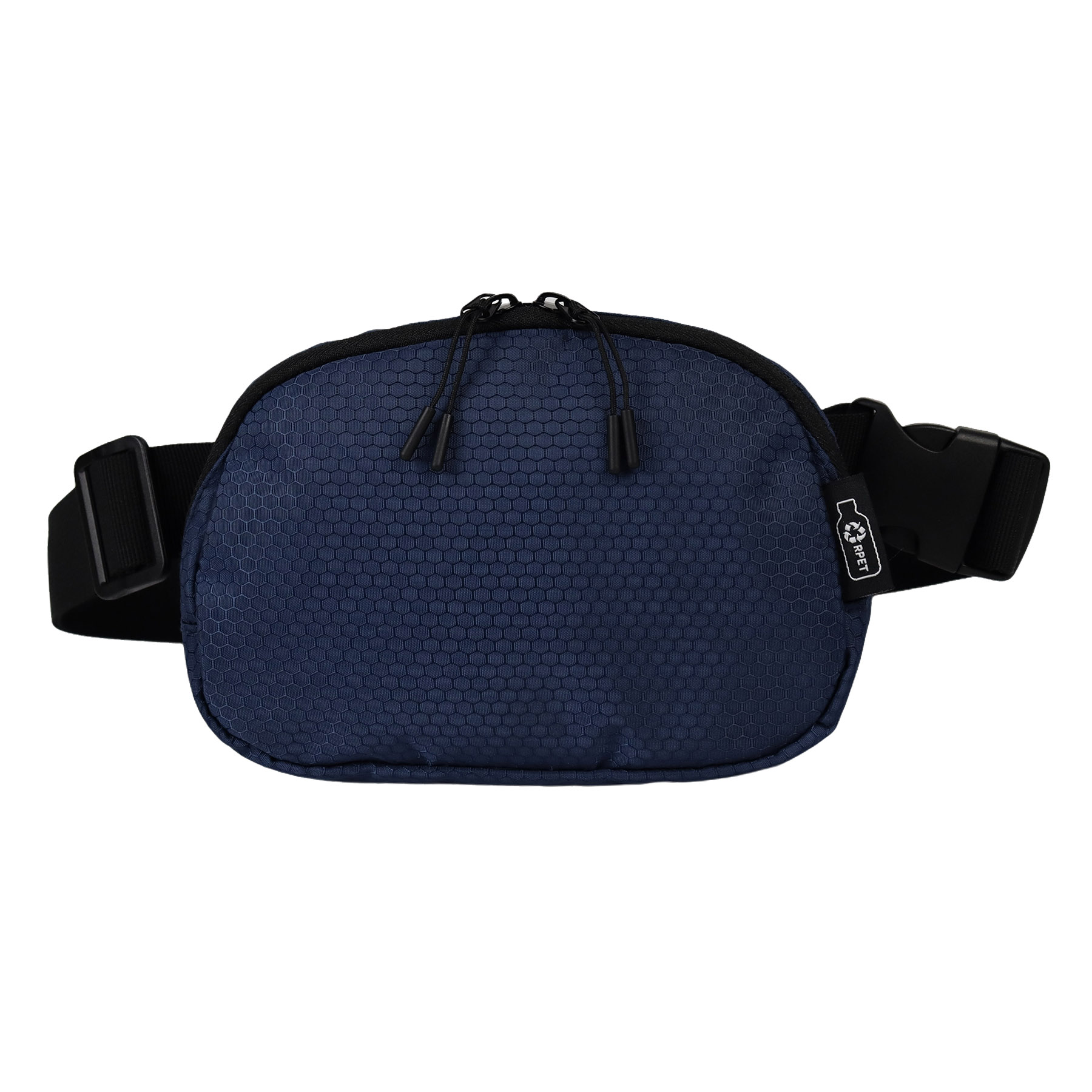 Water-Resistant 100% RPET 420D PU layer Belt Bag w/Adjustable Strap 8