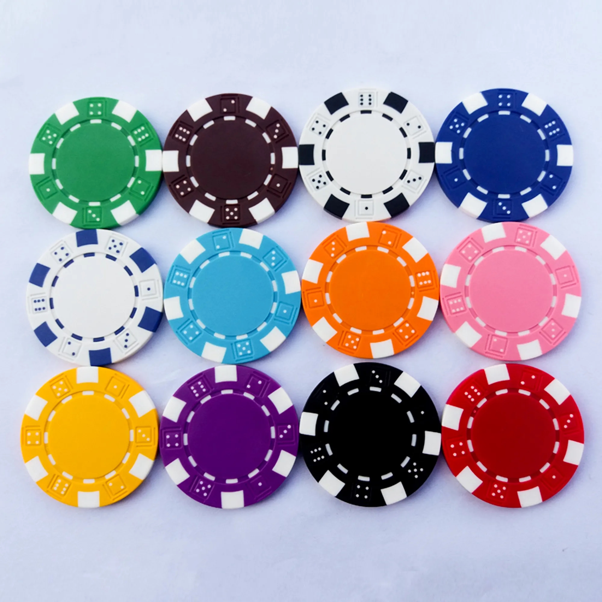 Full Coloe Clay Poker Chip 2