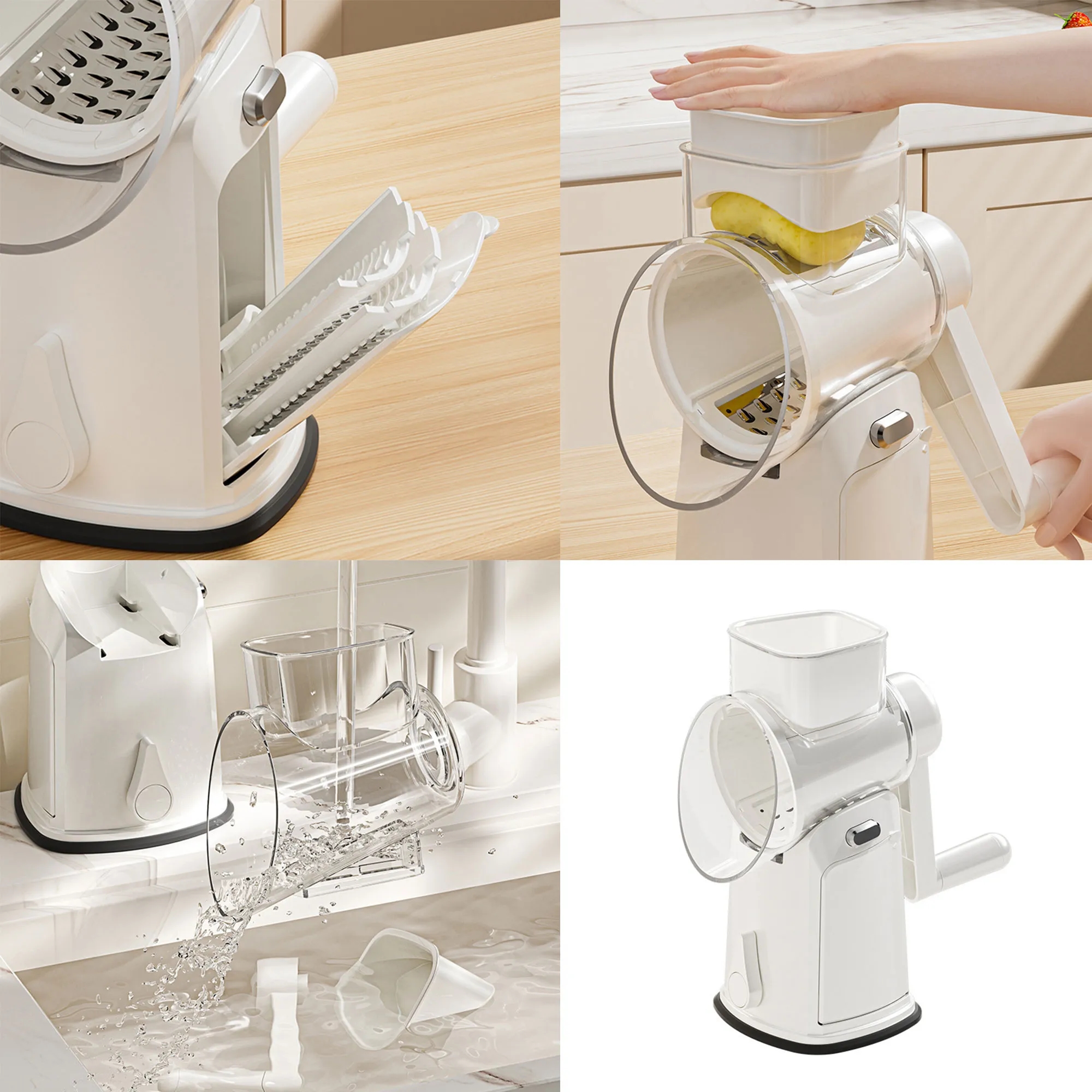 5-in-1 Hand Crank Vegetable Cutter 6