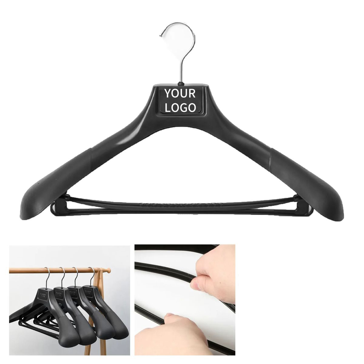 Plastic Durable Slim Suit Storage Hanger 2