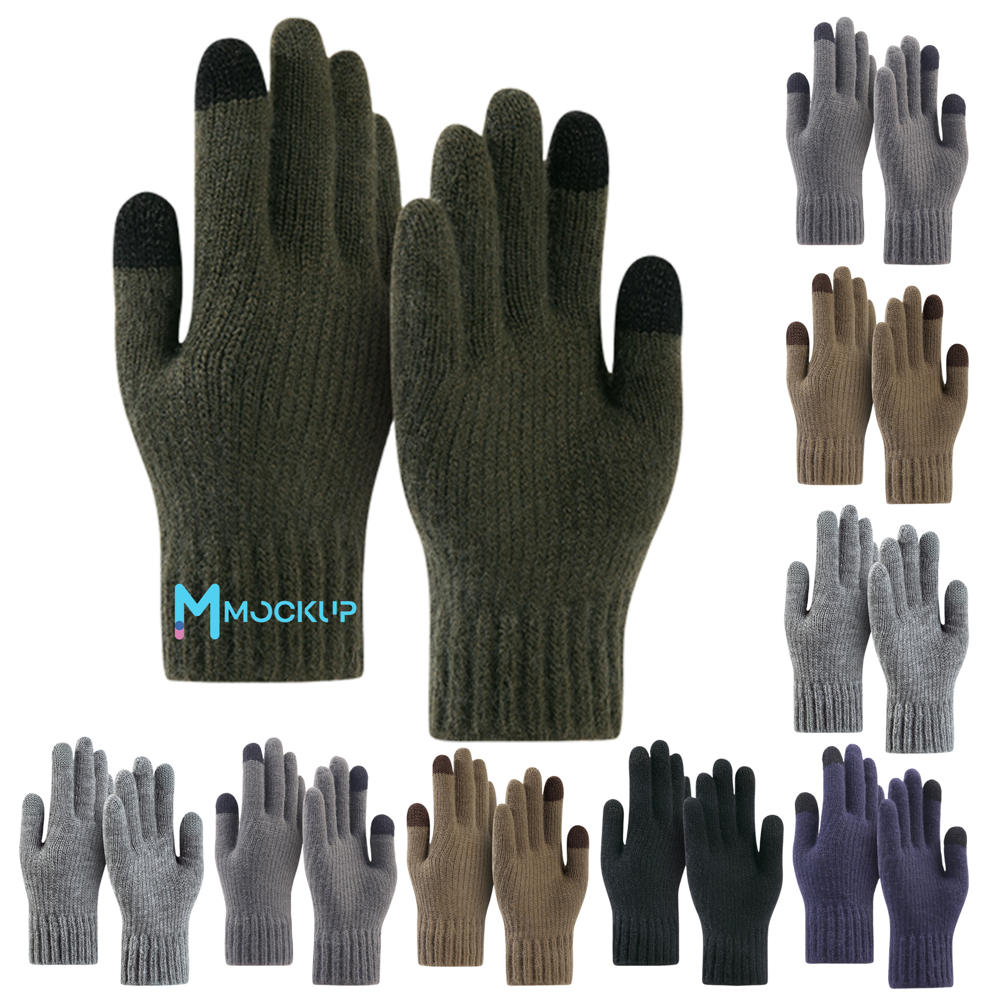 Touch Screen Thermal Knit Gloves 6