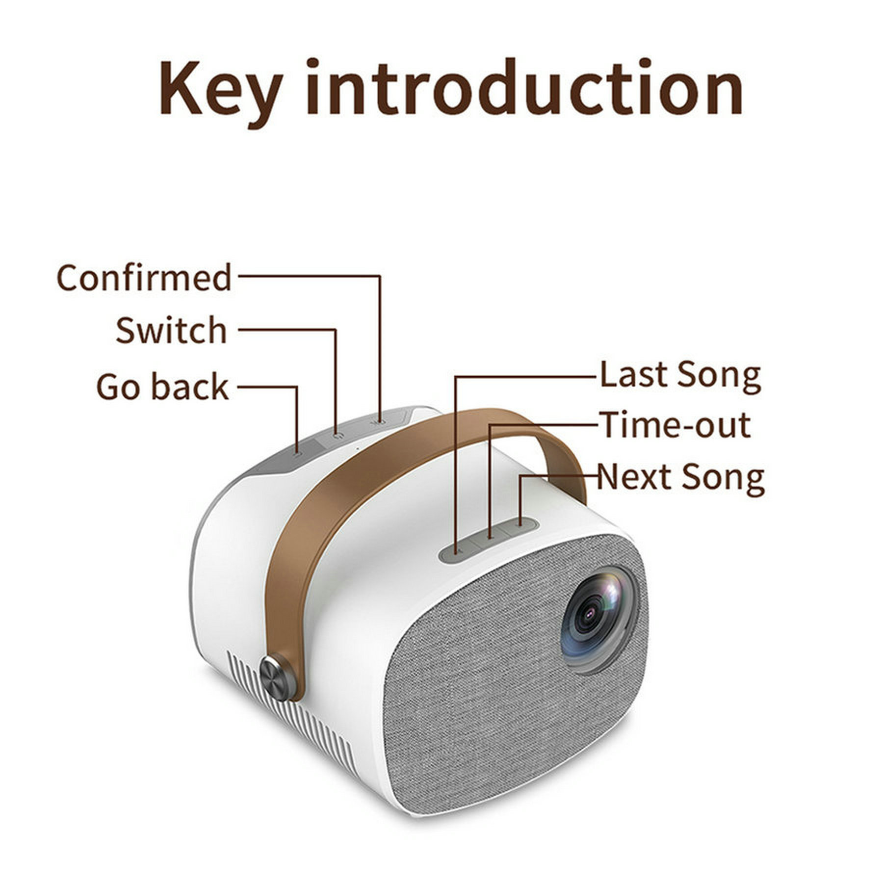 Portable Compact Mini Projector 3