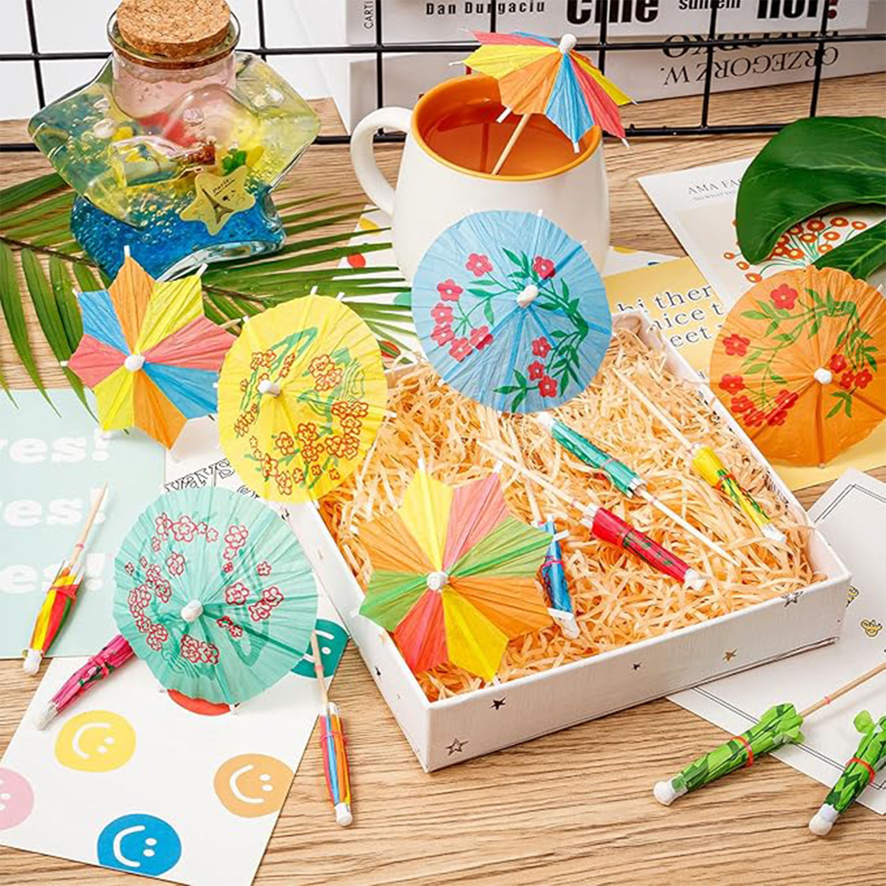 Personalized 4-Inch Cocktail Umbrella Picks 4
