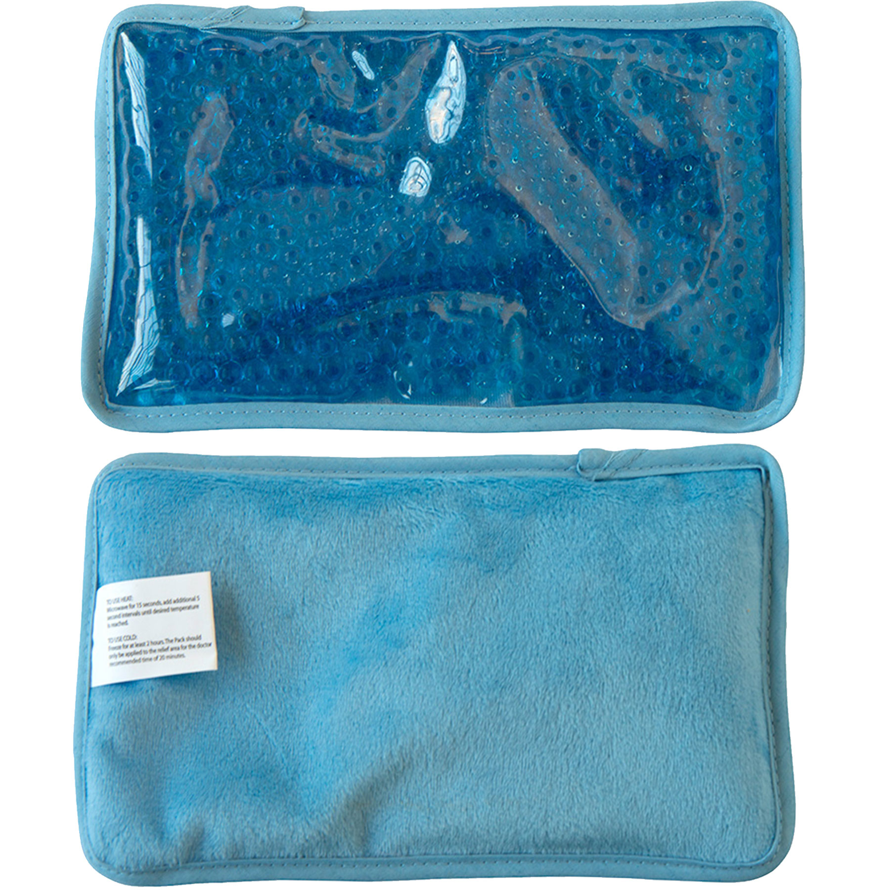 Hot/Cold Plush Gel Bead Packs - Large Rectangle 2